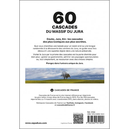 60 Cascades du Massif du Jura. 2e édition