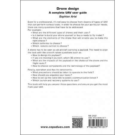 Drone design. A complete UAV user guide. 3rd edition