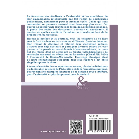 Nouaisons en sciences de l’éducation et de la formation. Ruptures et continuité dans les parcours doctoraux