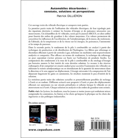 Automobiles décarbonées : constats, solutions et perspectives