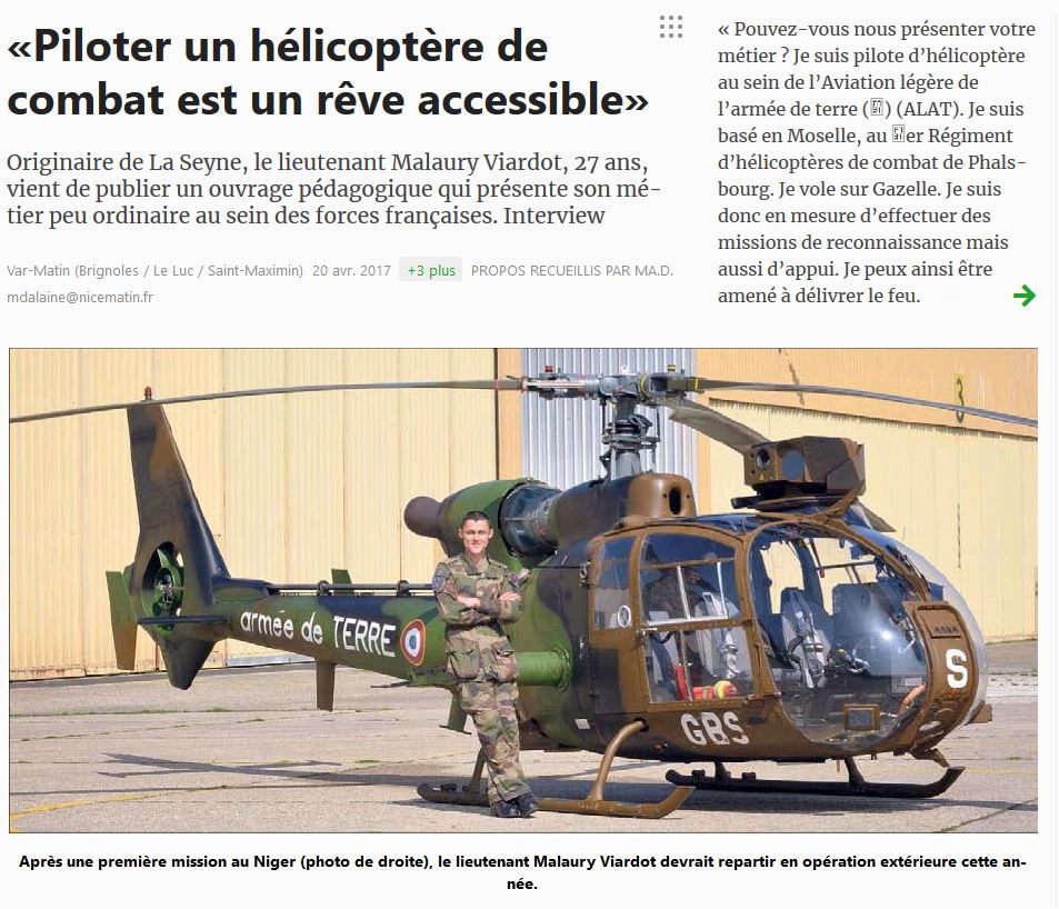 Piloter un hélicoptère de combat est un rêve accessible